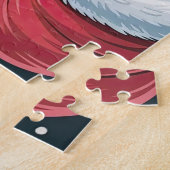 Feestelijke Kerstman Legpuzzel (Zijkant)