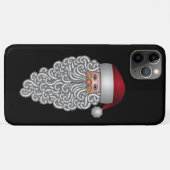 Feestelijke Kerstman met lange krullende baard Case-Mate iPhone Case (Achterkant (horizontaal))