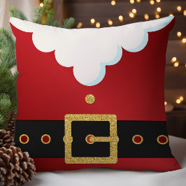 Feestelijke kerstman pak Kerstmis Kussen