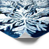 Feestelijke Kerstman Poster (Hoek)