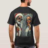 Feestelijke Kerstman T-shirt (Achterkant)