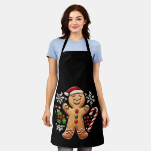 Feestelijke kerstman van gemberkoek Kerstkrans Ill Schort
