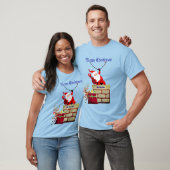 Feestelijke Kerstman Vrolijk Kerstfeest T-shirt (Unisex)