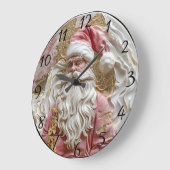 Feestelijke Kerstman's artistieke uitbeelding Grote Klok (Hoek)