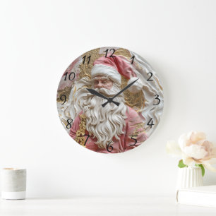 Feestelijke Kerstman's artistieke uitbeelding Grote Klok