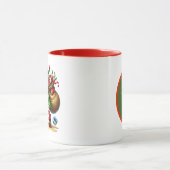 Feestelijke Kerstman's Helper Mok (Midden)