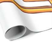 Feestelijke Kerstman's Sleigh Vol met kerstcadeaus Cadeaupapier (Rol Hoek)