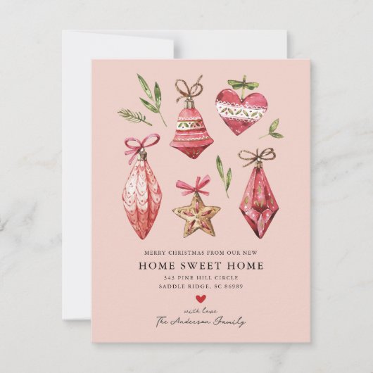 Feestelijke Kerstmis Bewegende aankondiging (Voorkant)