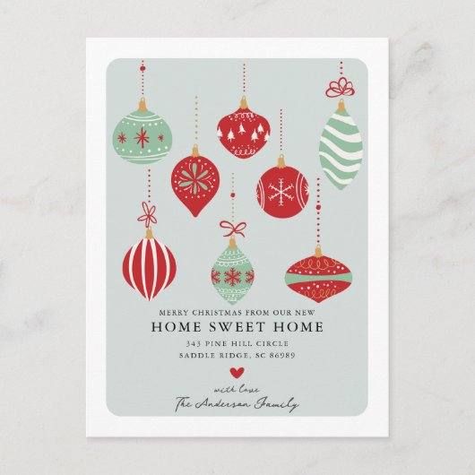 Feestelijke Kerstmis Bewegende aankondiging (Voorkant)