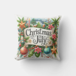 Feestelijke Kerstmis in juli Buitenkussen