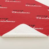 Feestelijke Kerstmis Patronen Sherpa Deken (3/4)