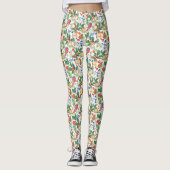 Feestelijke Kerstmis Pyjamabroek Leggings (Voorkant)