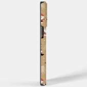 Feestelijke Kerstmis Santa Snowy Viering Case-Mate iPhone Case (Achterkant / Rechts)