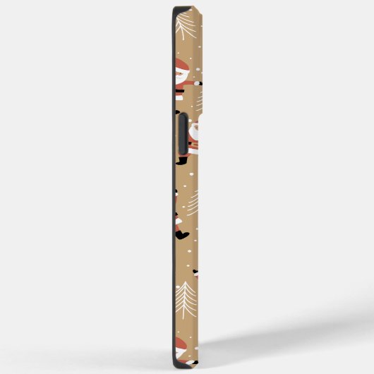 Feestelijke Kerstmis Santa Snowy Viering Case-Mate iPhone Case (Achterkant / Rechts)