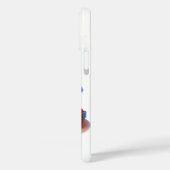 Feestelijke Kerstmis strand aanpasbare sneeuwman Case-Mate iPhone Case (Achterkant / Links)