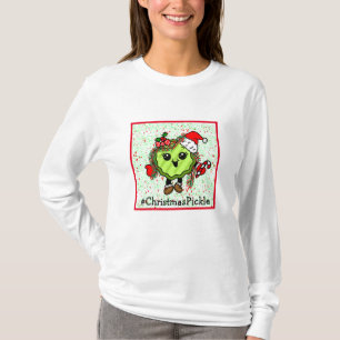 Feestelijke Kerstmis Vakantie Augurk T-shirt