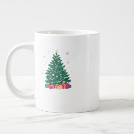 Feestelijke Kerstmug – Kerstfeest Koffie & Cacao Grote Koffiekop