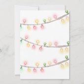 Feestelijke kerstmuts kerstfeest kaart (Achterkant)