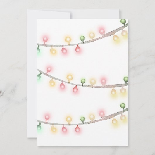 Feestelijke kerstmuts kerstfeest kaart (Achterkant)