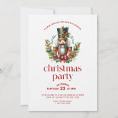 Feestelijke kerstnotenkraker kerstfeest kaart (Voorkant)