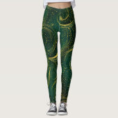 Feestelijke kerstontwerp Leggings (Voorkant)