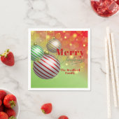 Feestelijke kerstornamenten Twinkling Gold Lights Servet (Insitu)