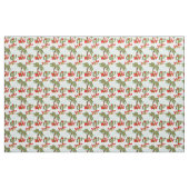 Feestelijke kerstpalmbomen cactus patroon stof (Fat Quarter)