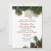 Feestelijke Kerstparty Viering Kaart (Voorkant)