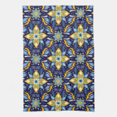  feestelijke kerstpatroon keukenhanddoek (Verticaal)