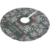 Feestelijke Kerstpatroon & Naam Kerstboom Rok (Gekanteld)