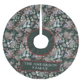 Feestelijke Kerstpatroon & Naam Kerstboom Rok (Voorkant)