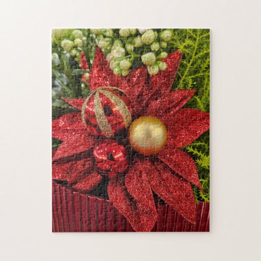 Feestelijke Kerstplanten Puzzel (Verticaal)