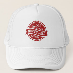 Feestelijke Kerstpost vervoerders Trucker Pet