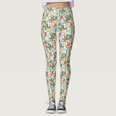 Feestelijke kerstpyjamabroek leggings (Voorkant)