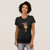 Feestelijke Kerstrendieren! T-shirt (Voorkant volledig)