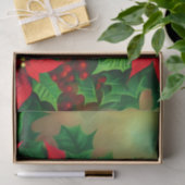 feestelijke kerstrode poinsettia bloemen tissuepapier (Geschenk)