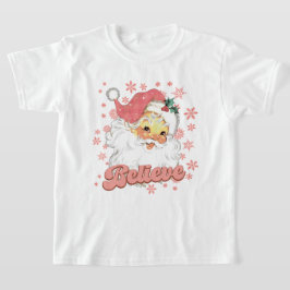feestelijke kerstroze kerstfeestdag t-shirt