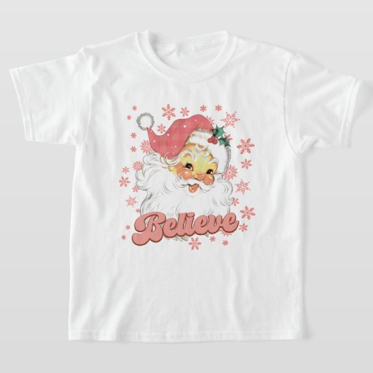 feestelijke kerstroze kerstfeestdag t-shirt (Laagn)