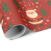 Feestelijke Kerstsfeer Cadeaupapier (Rol Hoek)