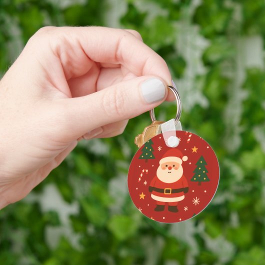 Feestelijke Kerstsfeer Sleutelhanger (Hand)