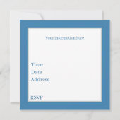 Feestelijke Kerstsneeuwpop Vakantie feest Kaart (Achterkant)