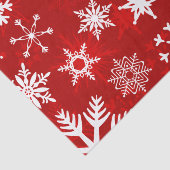 Feestelijke kerstsneeuwvlokken tissuepapier (Detail)