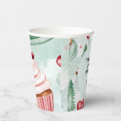 Feestelijke kerstsnoepjes papieren bekers (Rechts)