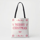 feestelijke kerststemming tote bag (Voorkant)