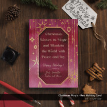 Feestelijke kerstster: rode en gouden foto