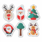 Feestelijke Kerststickerset Sticker (Voorkant)