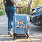 Feestelijke Kerststickerset Sticker (Koffer Insitu)