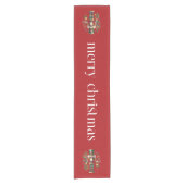 Feestelijke Kerstthema Notenkraker Korte Tafelloper (Voorkant)