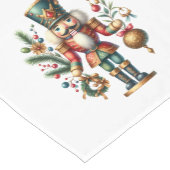 Feestelijke Kerstthema Notenkraker Korte Tafelloper (Hoek)