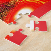 Feestelijke Kersttijd kunst Legpuzzel (Zijkant)